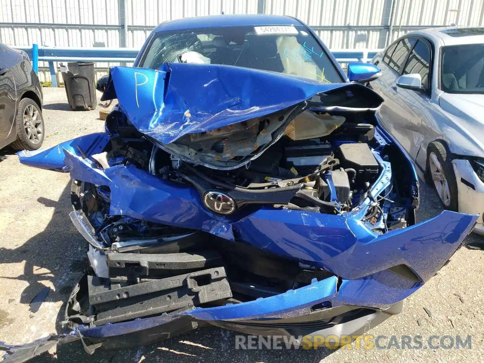 9 Photograph of a damaged car JTNKHMBX3K1021808 TOYOTA C-HR 2019