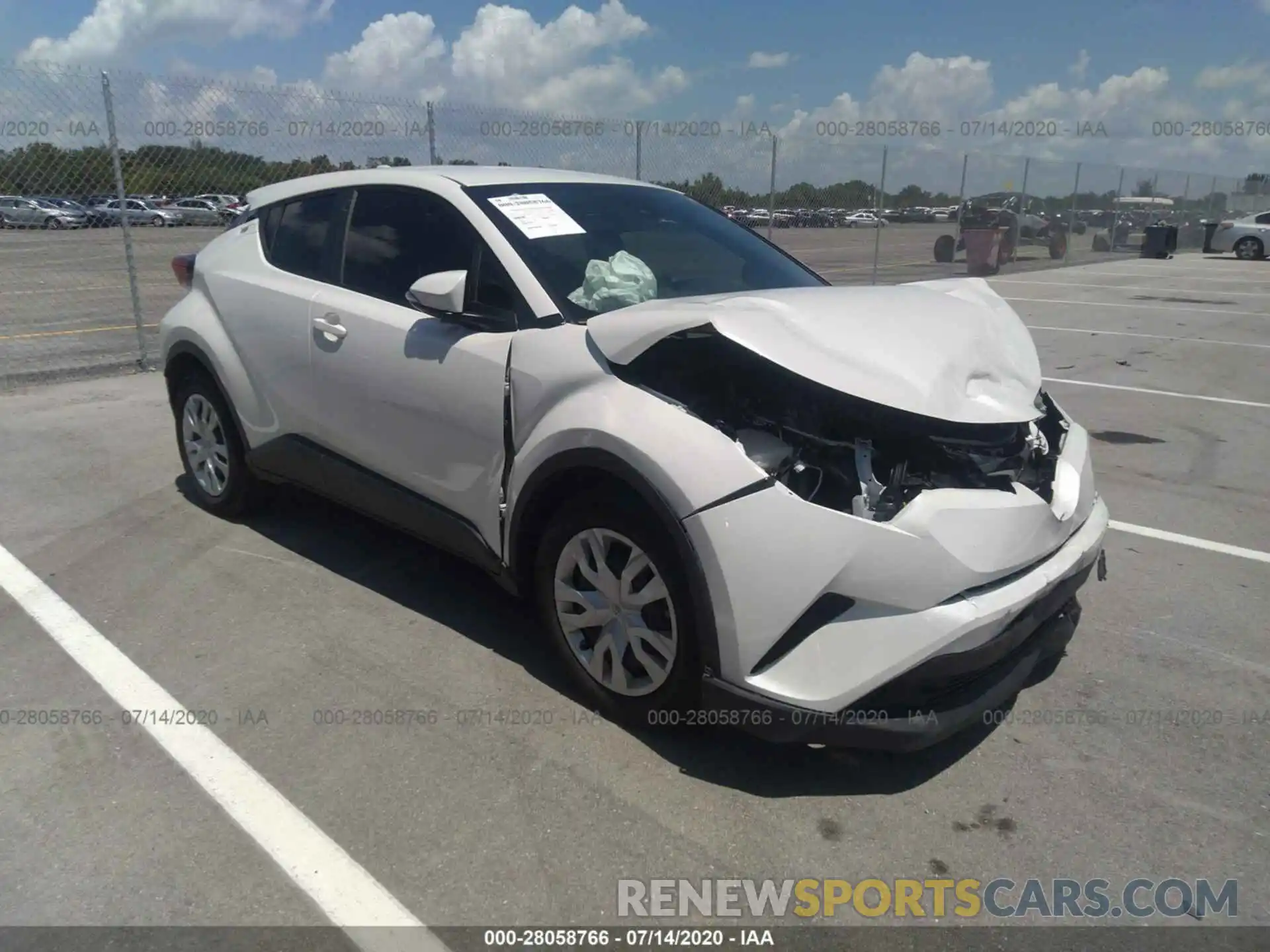 1 Photograph of a damaged car JTNKHMBX3K1022361 TOYOTA C-HR 2019