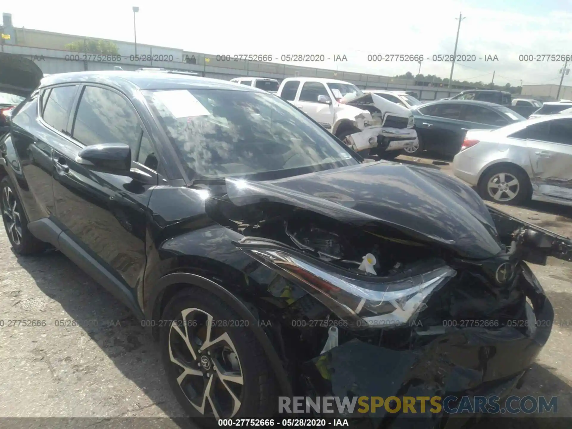 1 Photograph of a damaged car JTNKHMBX3K1022487 TOYOTA C-HR 2019