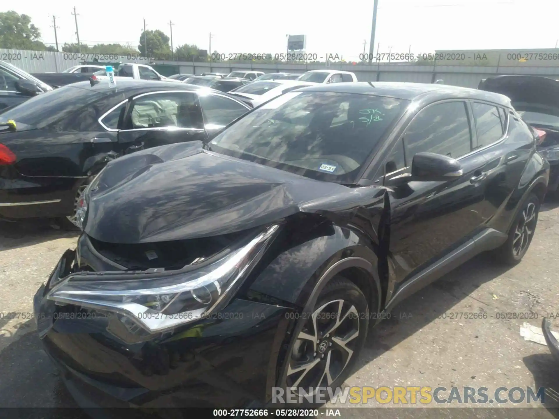 2 Photograph of a damaged car JTNKHMBX3K1022487 TOYOTA C-HR 2019