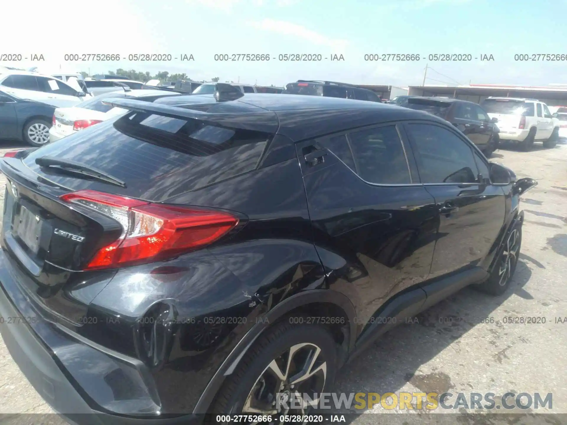 4 Photograph of a damaged car JTNKHMBX3K1022487 TOYOTA C-HR 2019