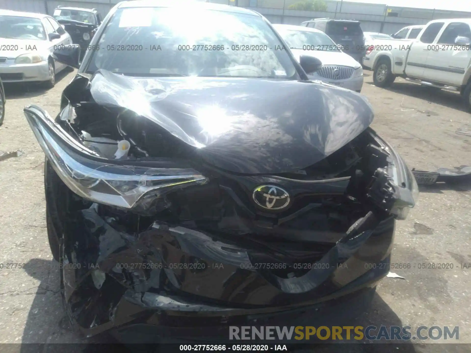 6 Photograph of a damaged car JTNKHMBX3K1022487 TOYOTA C-HR 2019