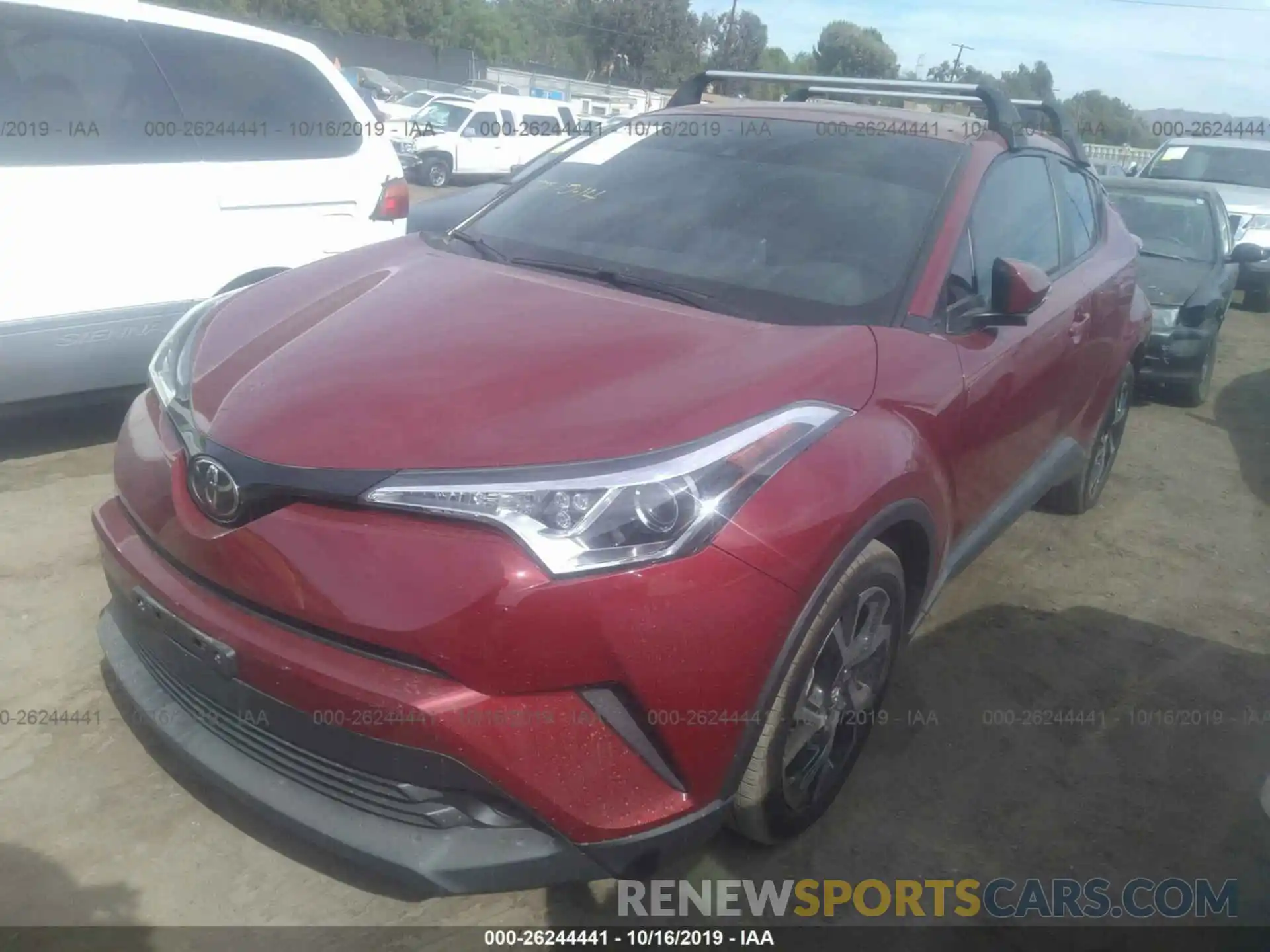 2 Photograph of a damaged car JTNKHMBX3K1022599 TOYOTA C-HR 2019