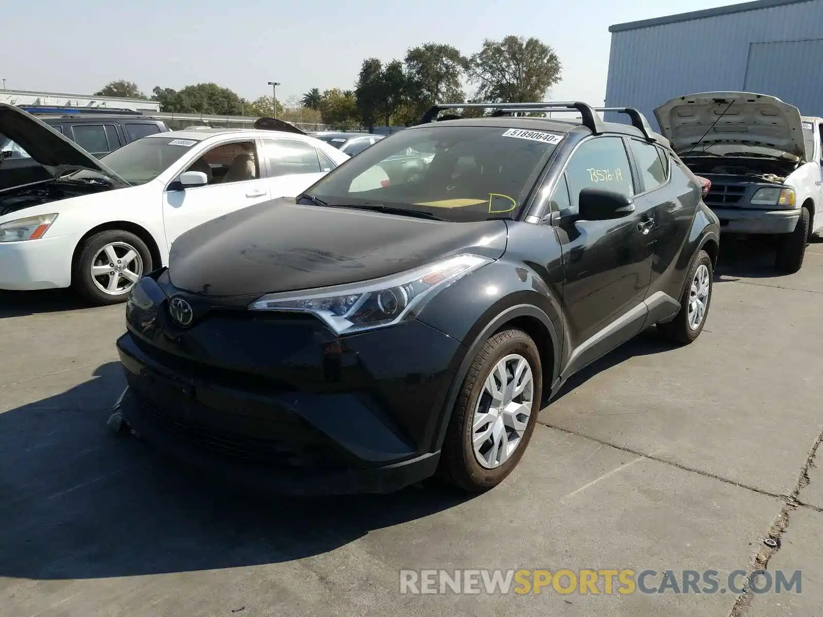 2 Photograph of a damaged car JTNKHMBX3K1022988 TOYOTA C-HR 2019