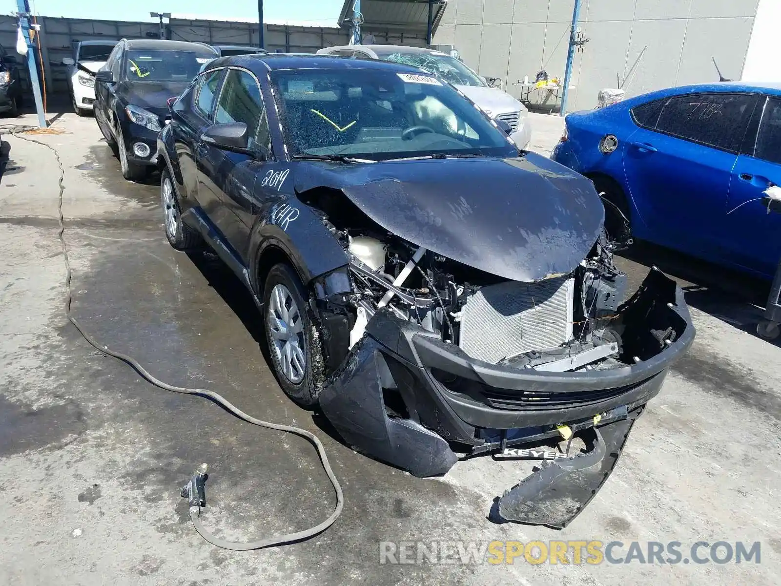 1 Photograph of a damaged car JTNKHMBX3K1022991 TOYOTA C-HR 2019