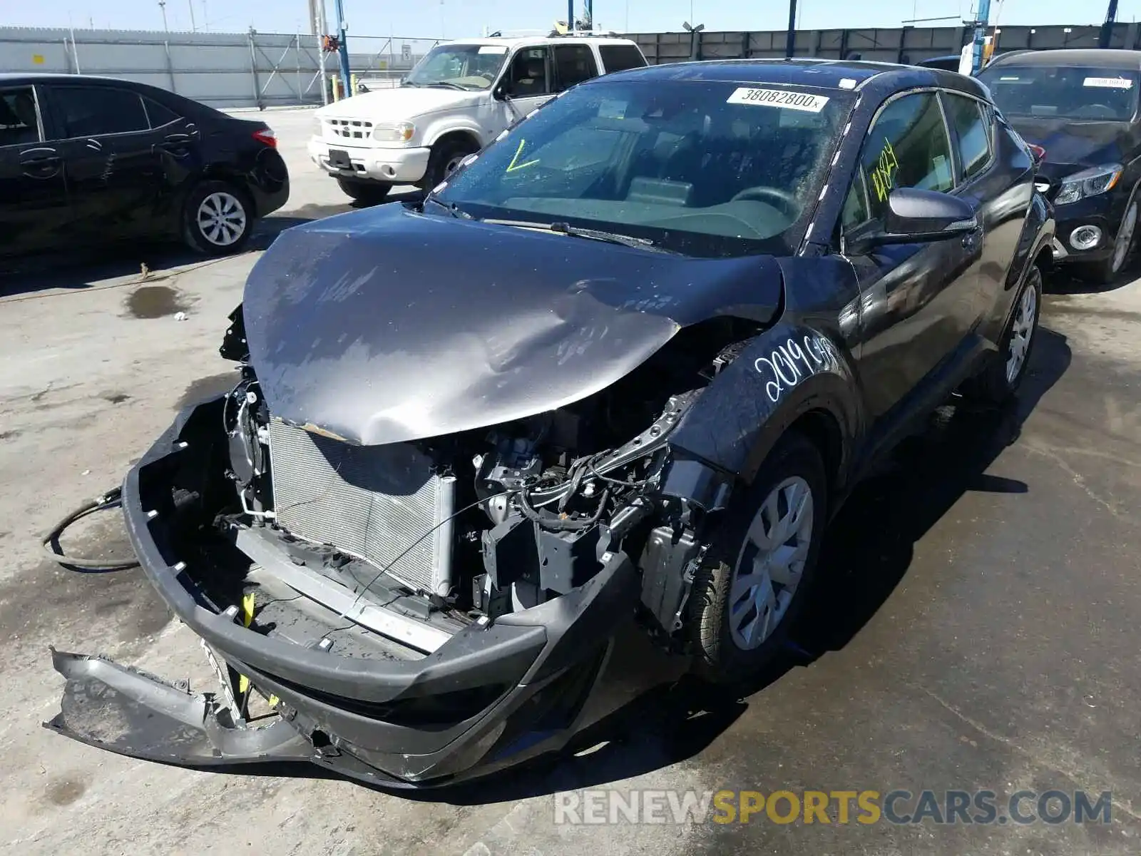 2 Photograph of a damaged car JTNKHMBX3K1022991 TOYOTA C-HR 2019