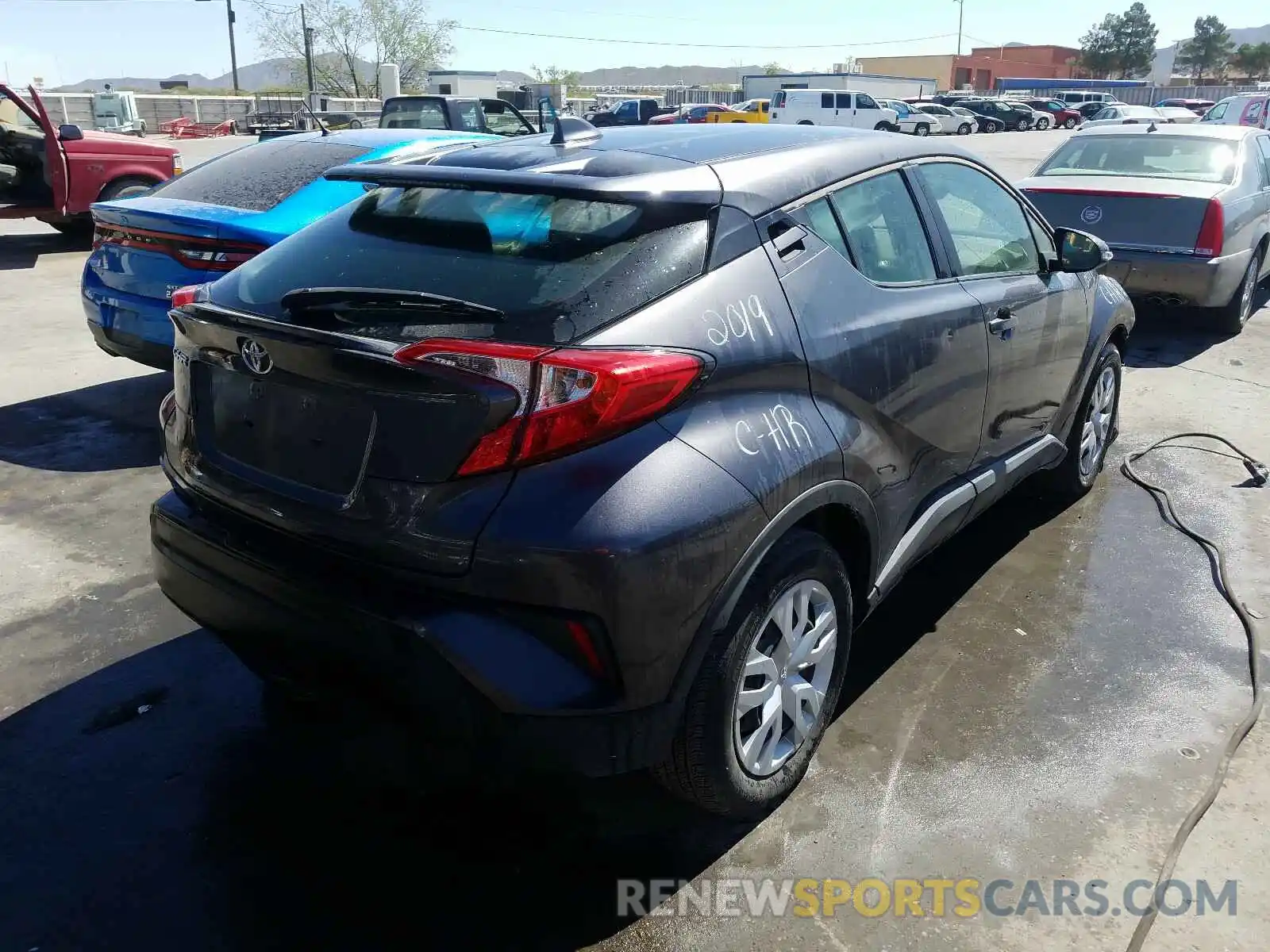 4 Photograph of a damaged car JTNKHMBX3K1022991 TOYOTA C-HR 2019