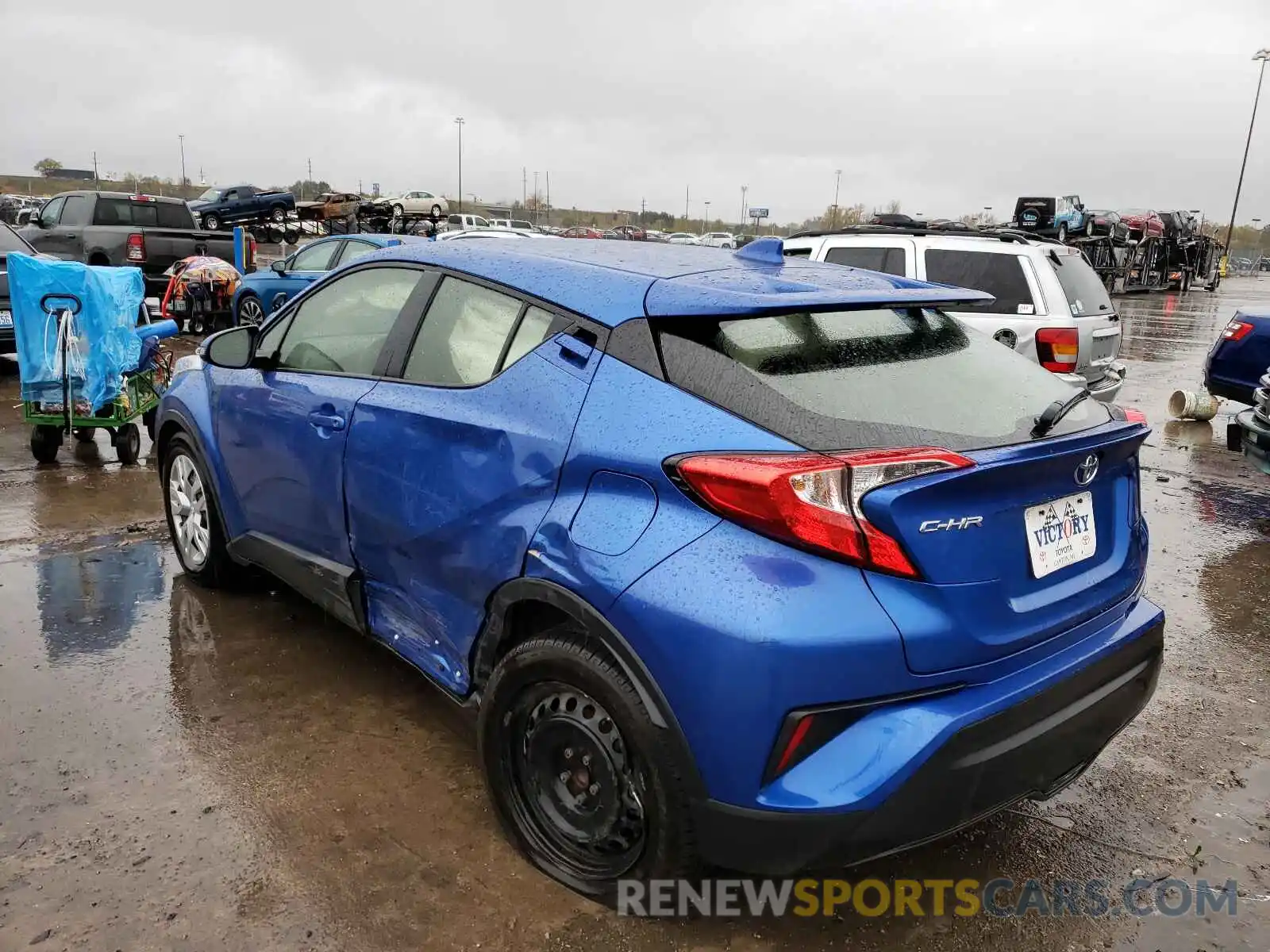 3 Photograph of a damaged car JTNKHMBX3K1024496 TOYOTA C-HR 2019