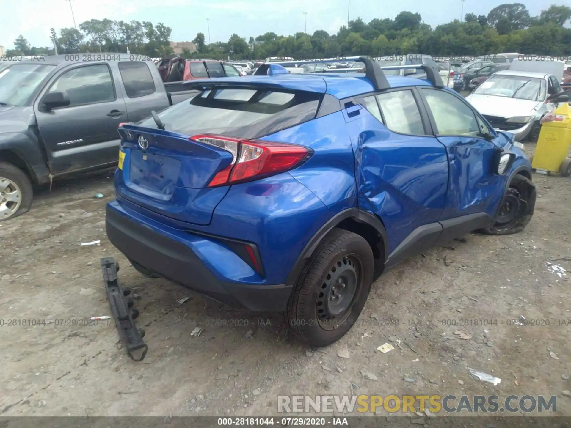 4 Photograph of a damaged car JTNKHMBX3K1024854 TOYOTA C-HR 2019