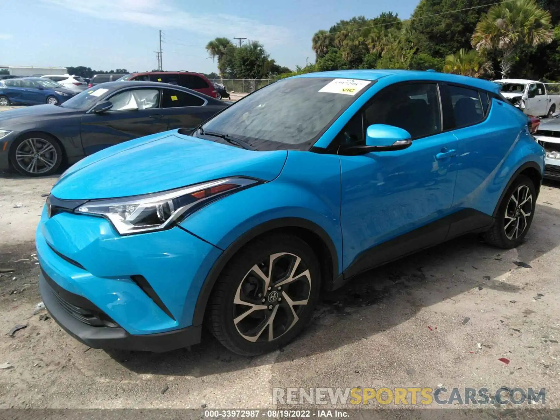 2 Фотография поврежденного автомобиля JTNKHMBX3K1025857 TOYOTA C-HR 2019