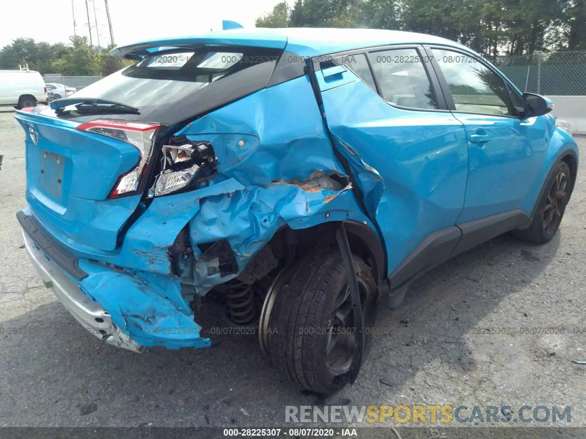 6 Photograph of a damaged car JTNKHMBX3K1027091 TOYOTA C-HR 2019