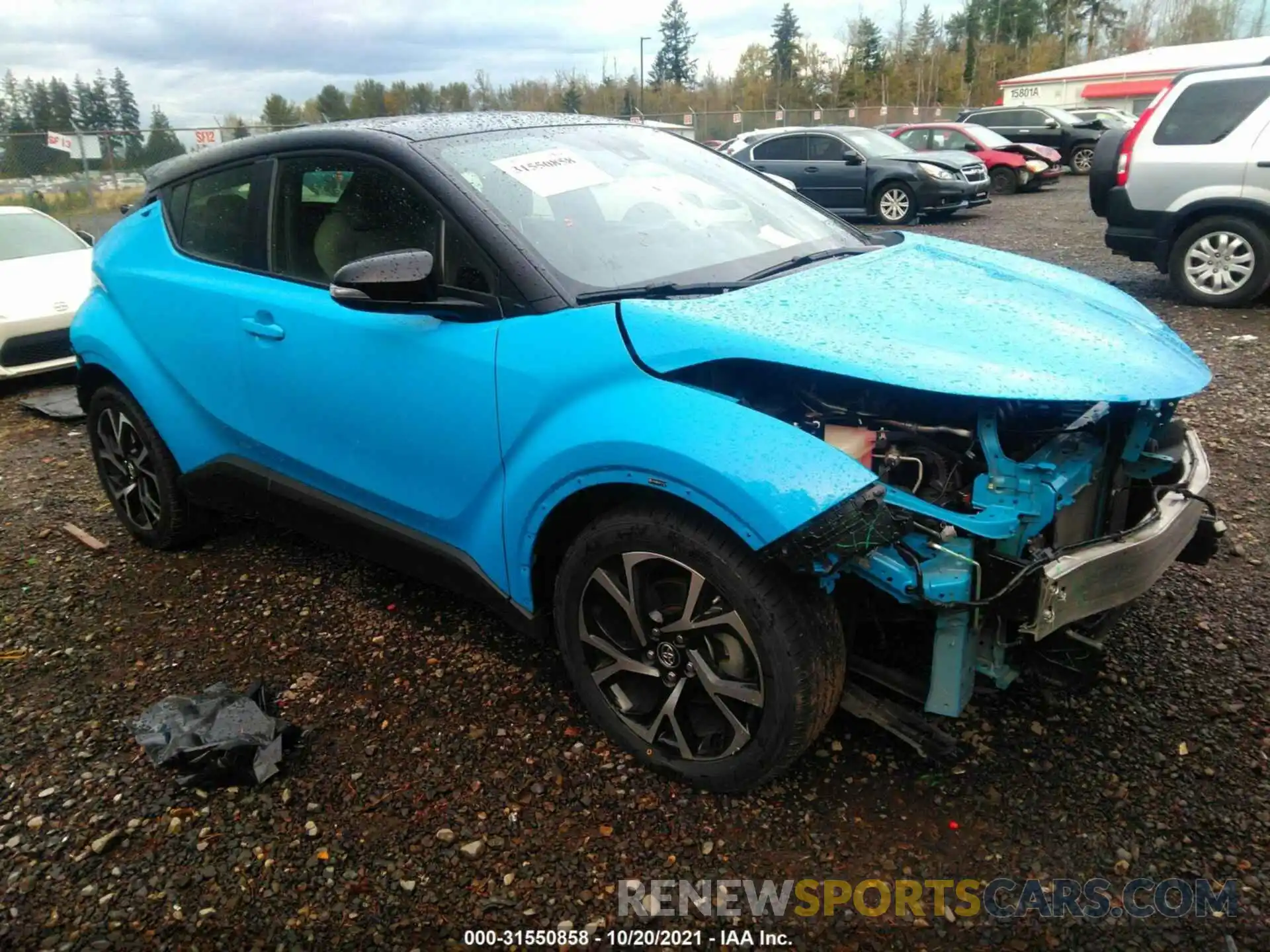 1 Photograph of a damaged car JTNKHMBX3K1027379 TOYOTA C-HR 2019