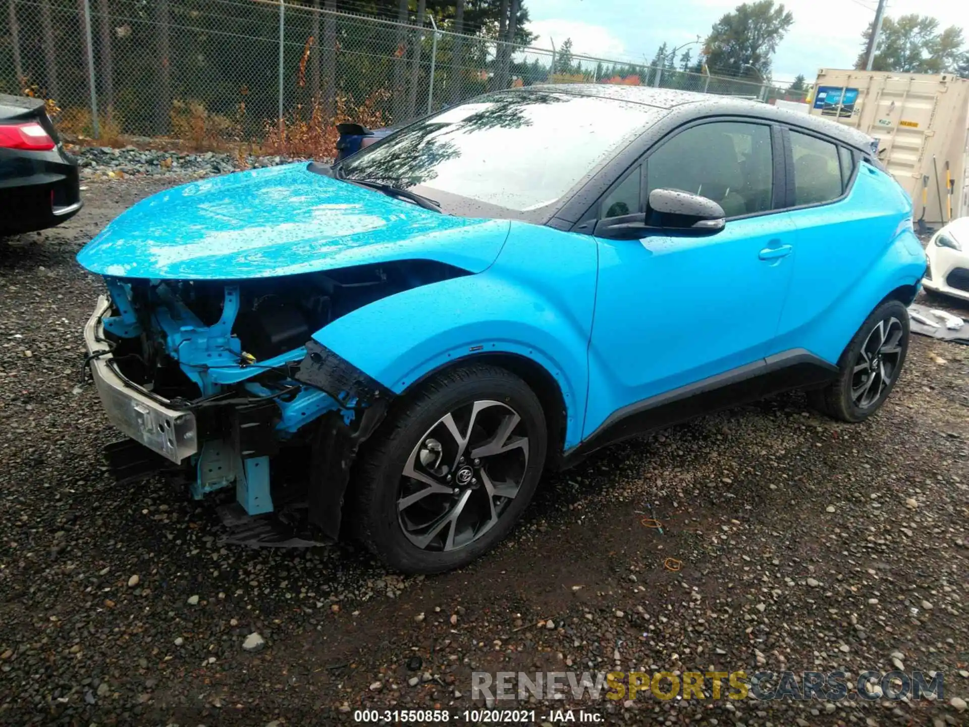 2 Photograph of a damaged car JTNKHMBX3K1027379 TOYOTA C-HR 2019