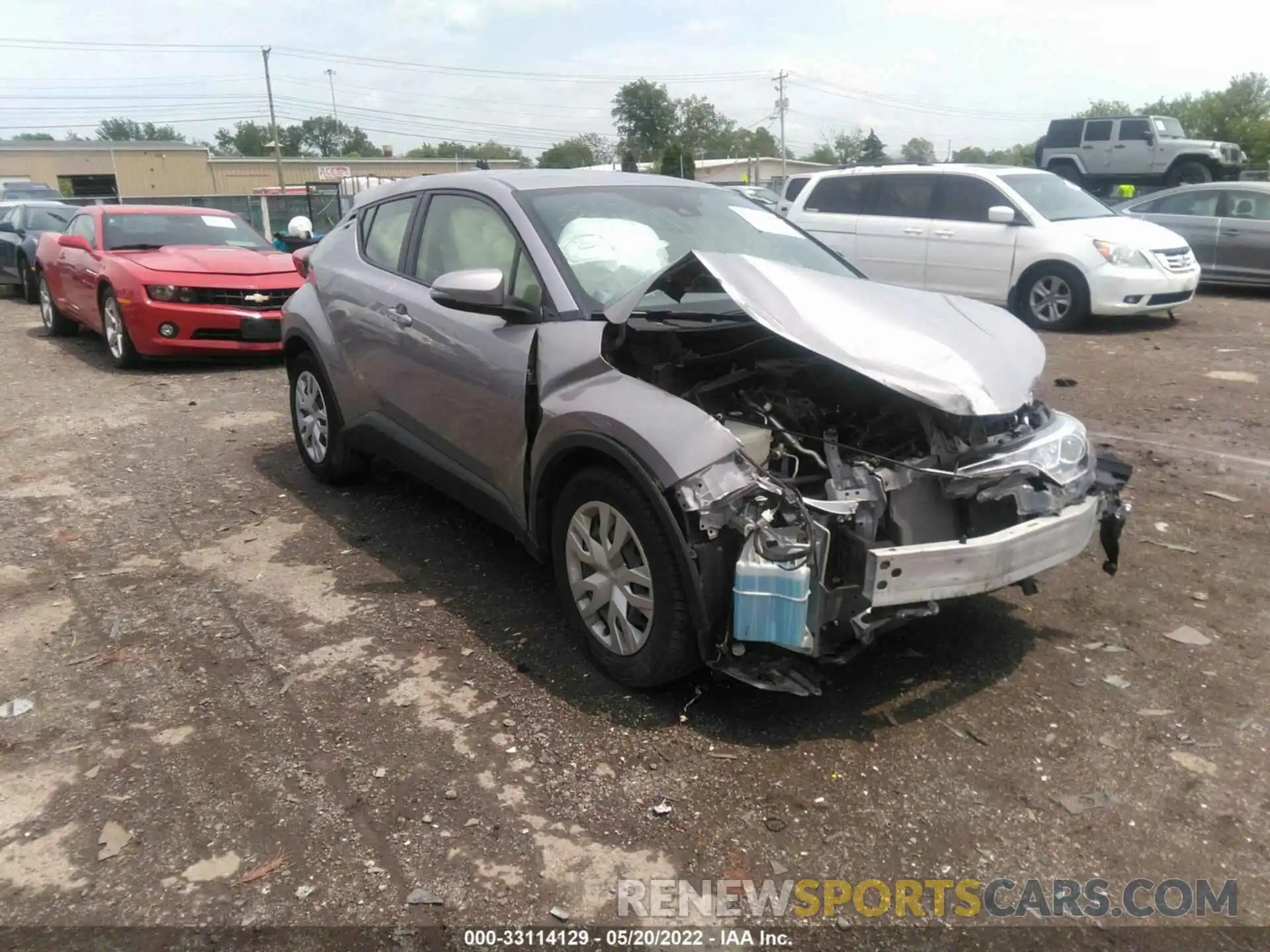 1 Photograph of a damaged car JTNKHMBX3K1027947 TOYOTA C-HR 2019