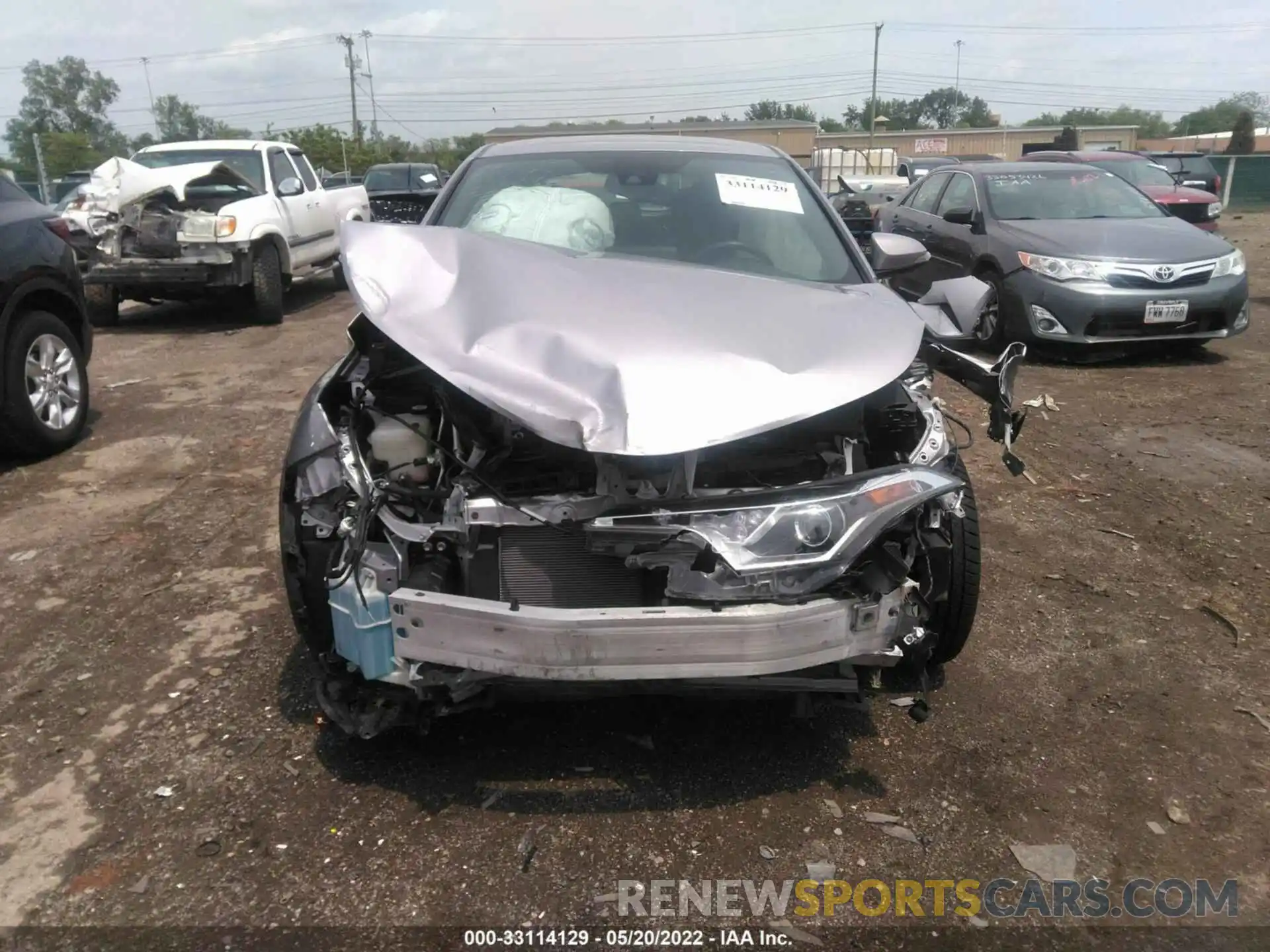 6 Photograph of a damaged car JTNKHMBX3K1027947 TOYOTA C-HR 2019