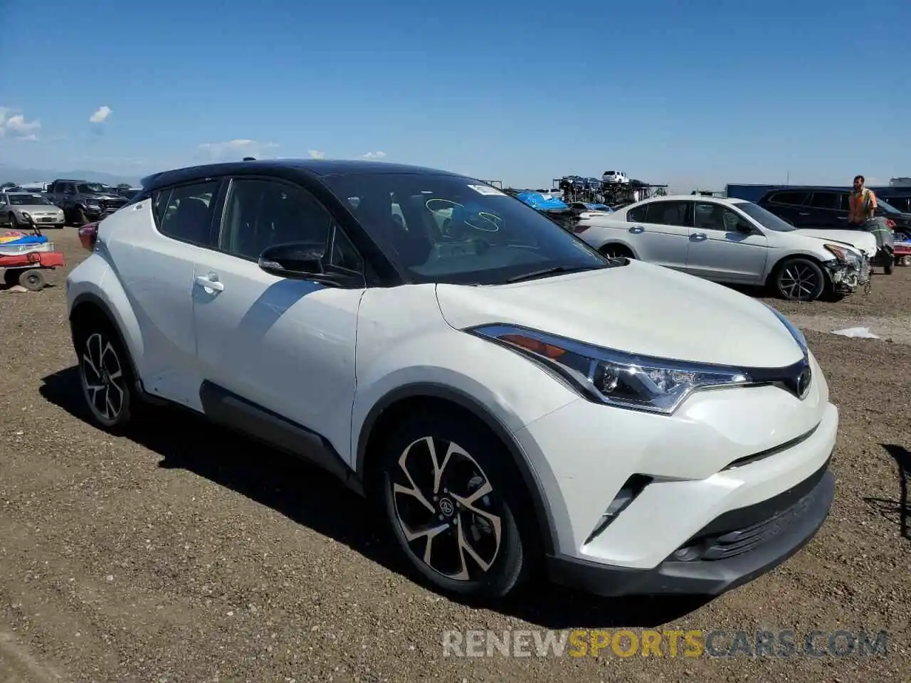 1 Photograph of a damaged car JTNKHMBX3K1031741 TOYOTA C-HR 2019