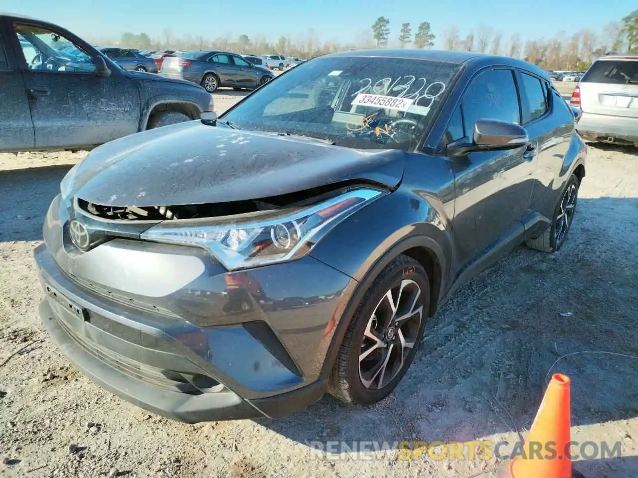 2 Photograph of a damaged car JTNKHMBX3K1031951 TOYOTA C-HR 2019