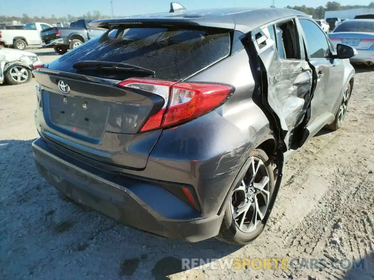 4 Photograph of a damaged car JTNKHMBX3K1031951 TOYOTA C-HR 2019