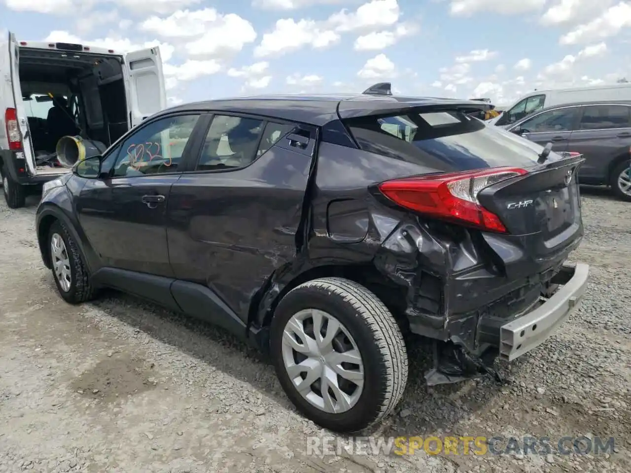 3 Photograph of a damaged car JTNKHMBX3K1033120 TOYOTA C-HR 2019