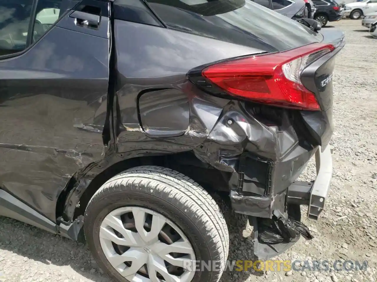 9 Photograph of a damaged car JTNKHMBX3K1033120 TOYOTA C-HR 2019