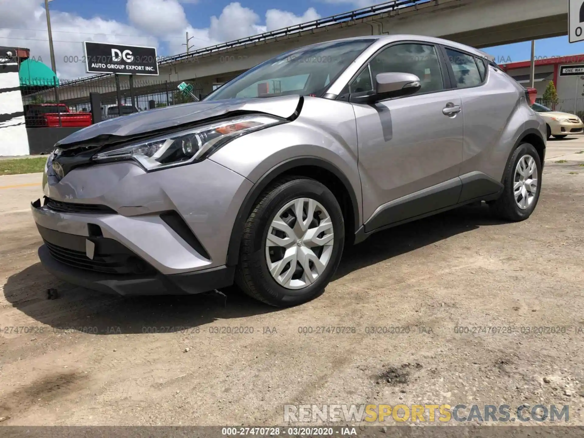 2 Photograph of a damaged car JTNKHMBX3K1033196 TOYOTA C-HR 2019