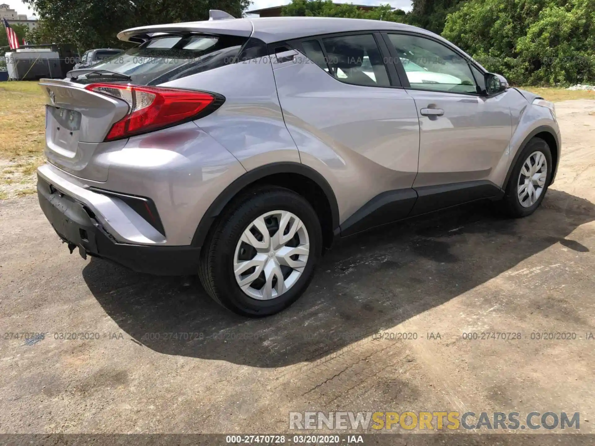 4 Photograph of a damaged car JTNKHMBX3K1033196 TOYOTA C-HR 2019