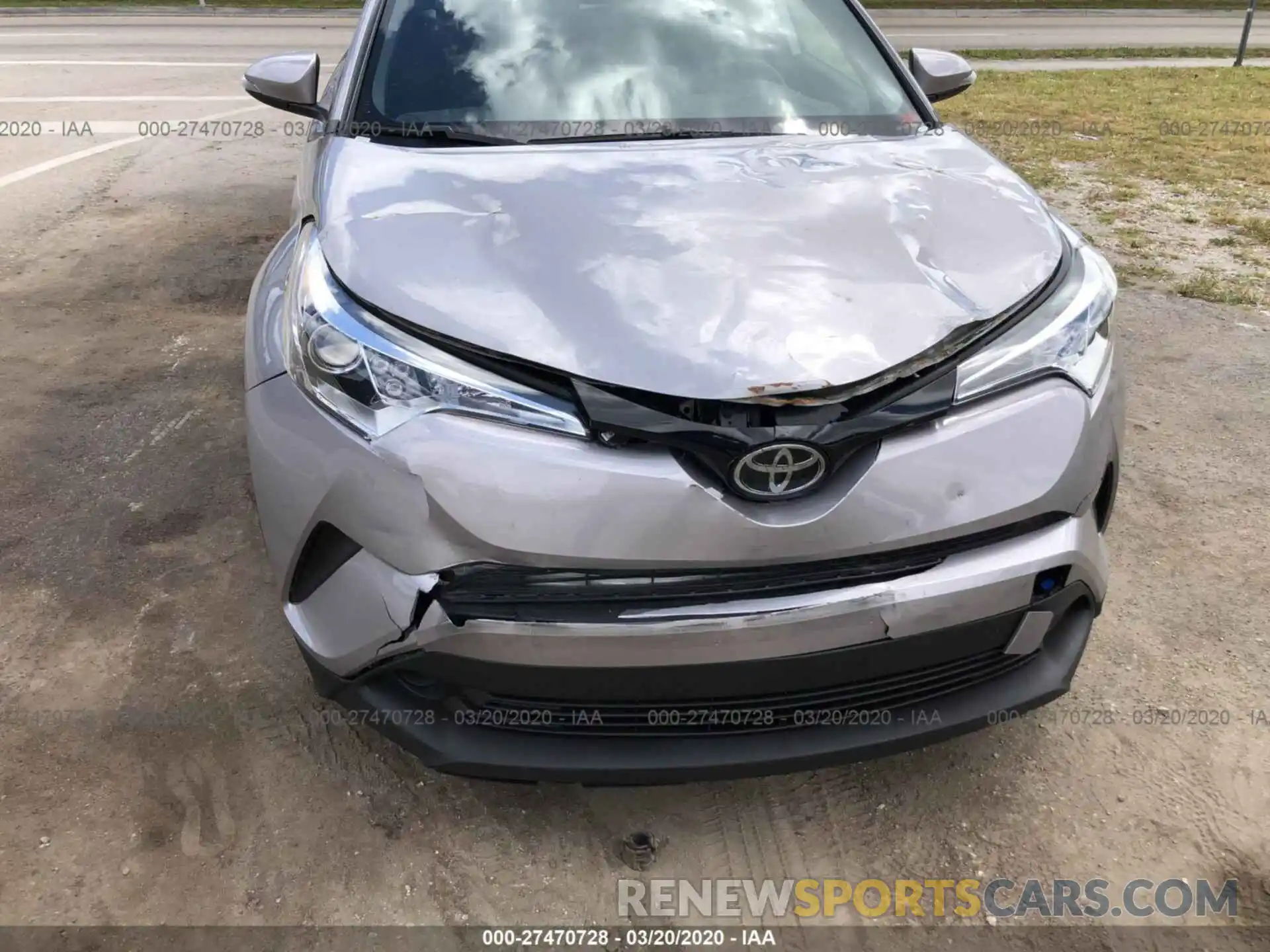 6 Photograph of a damaged car JTNKHMBX3K1033196 TOYOTA C-HR 2019