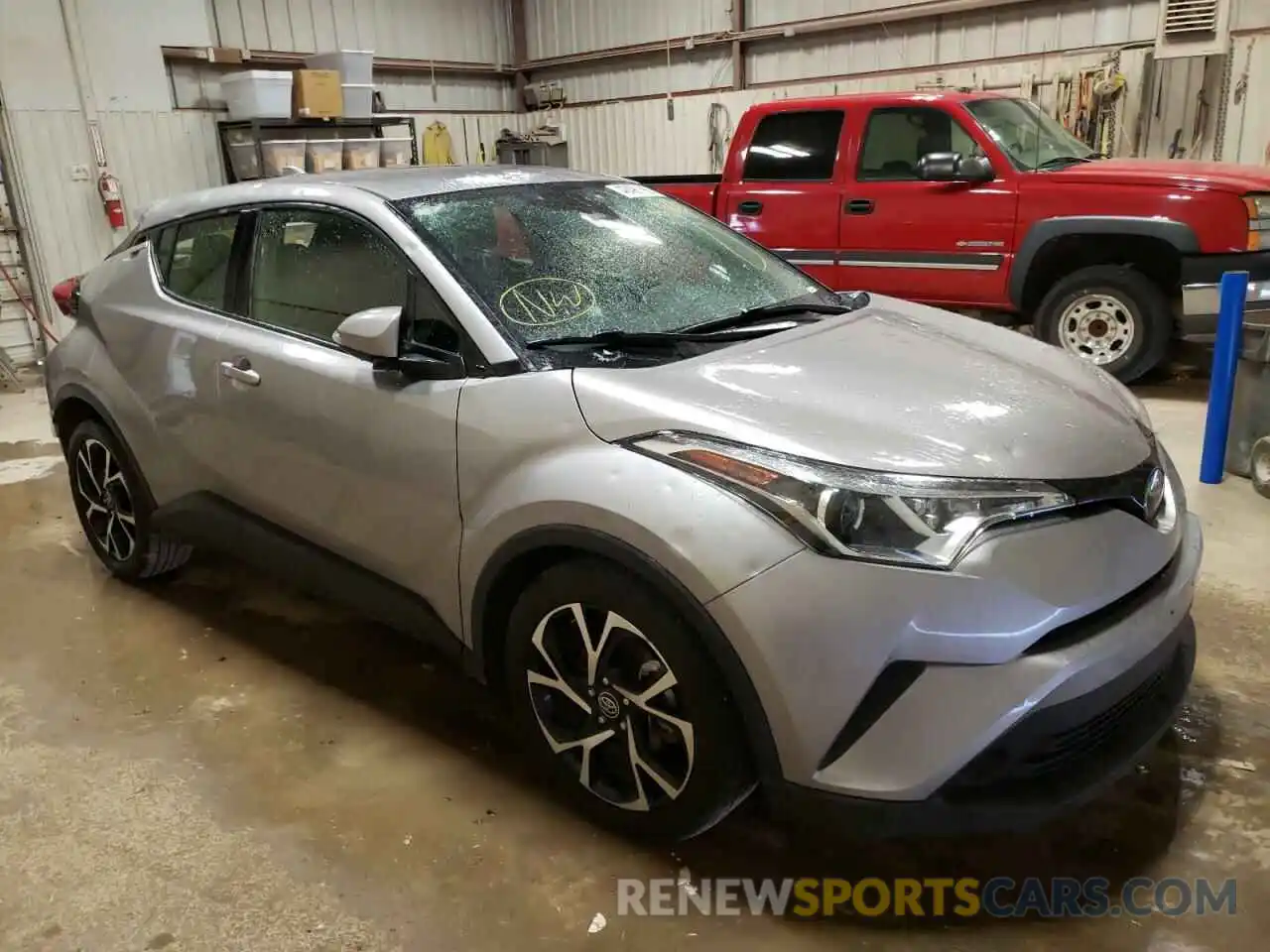 1 Photograph of a damaged car JTNKHMBX3K1033358 TOYOTA C-HR 2019