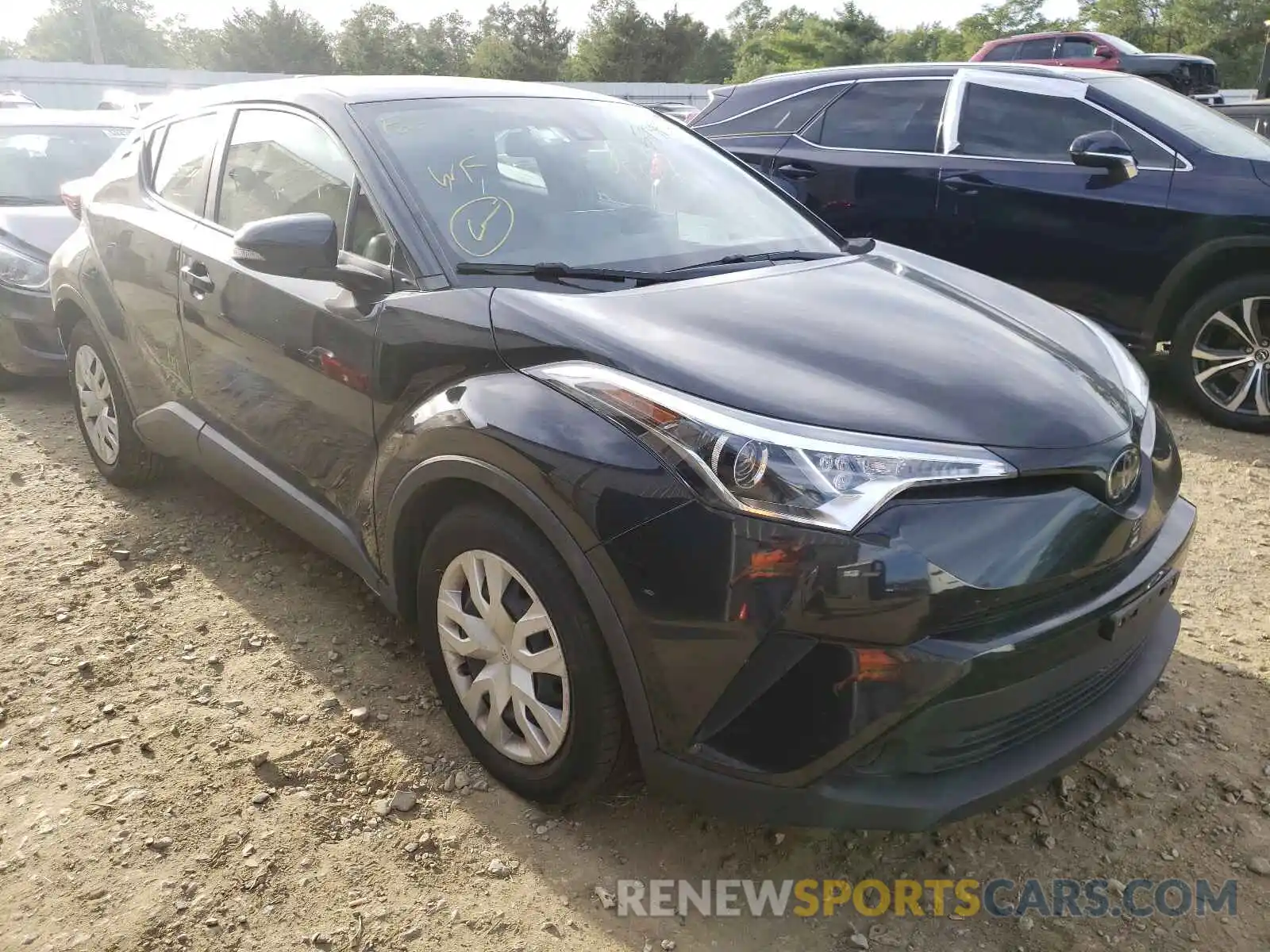 1 Photograph of a damaged car JTNKHMBX3K1033618 TOYOTA C-HR 2019