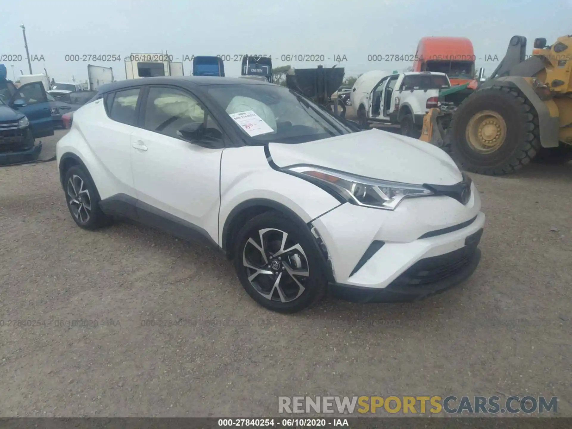 1 Photograph of a damaged car JTNKHMBX3K1034963 TOYOTA C-HR 2019