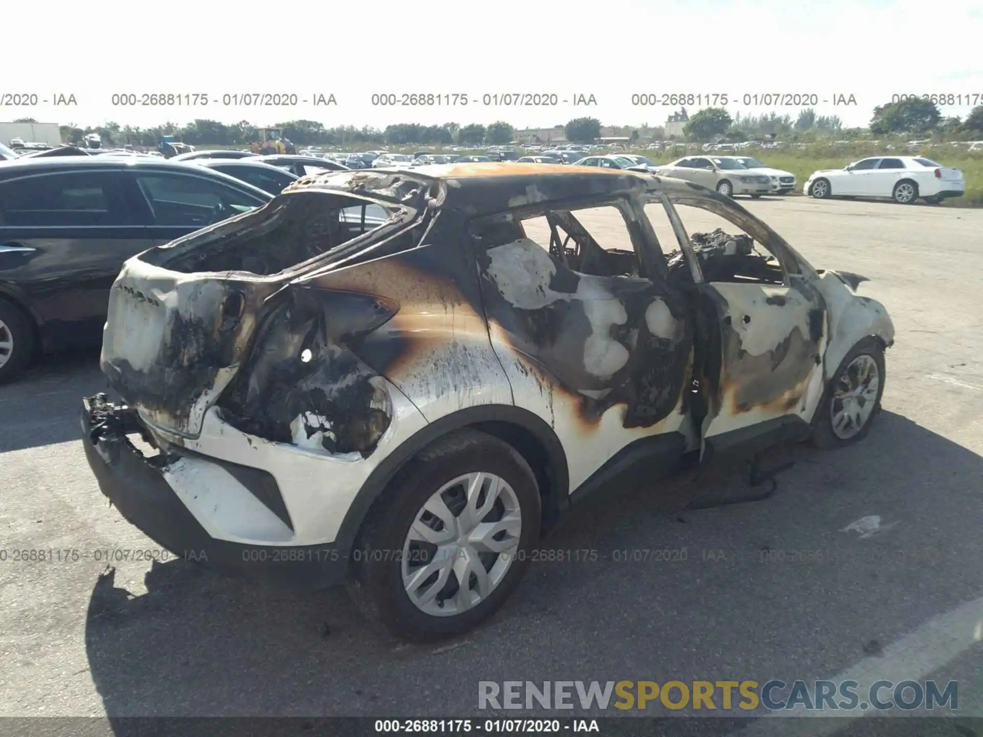 4 Photograph of a damaged car JTNKHMBX3K1035062 TOYOTA C-HR 2019