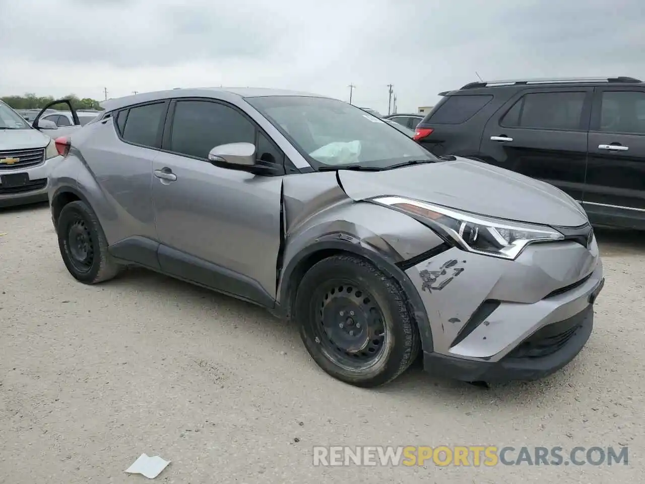 4 Фотография поврежденного автомобиля JTNKHMBX3K1035563 TOYOTA C-HR 2019