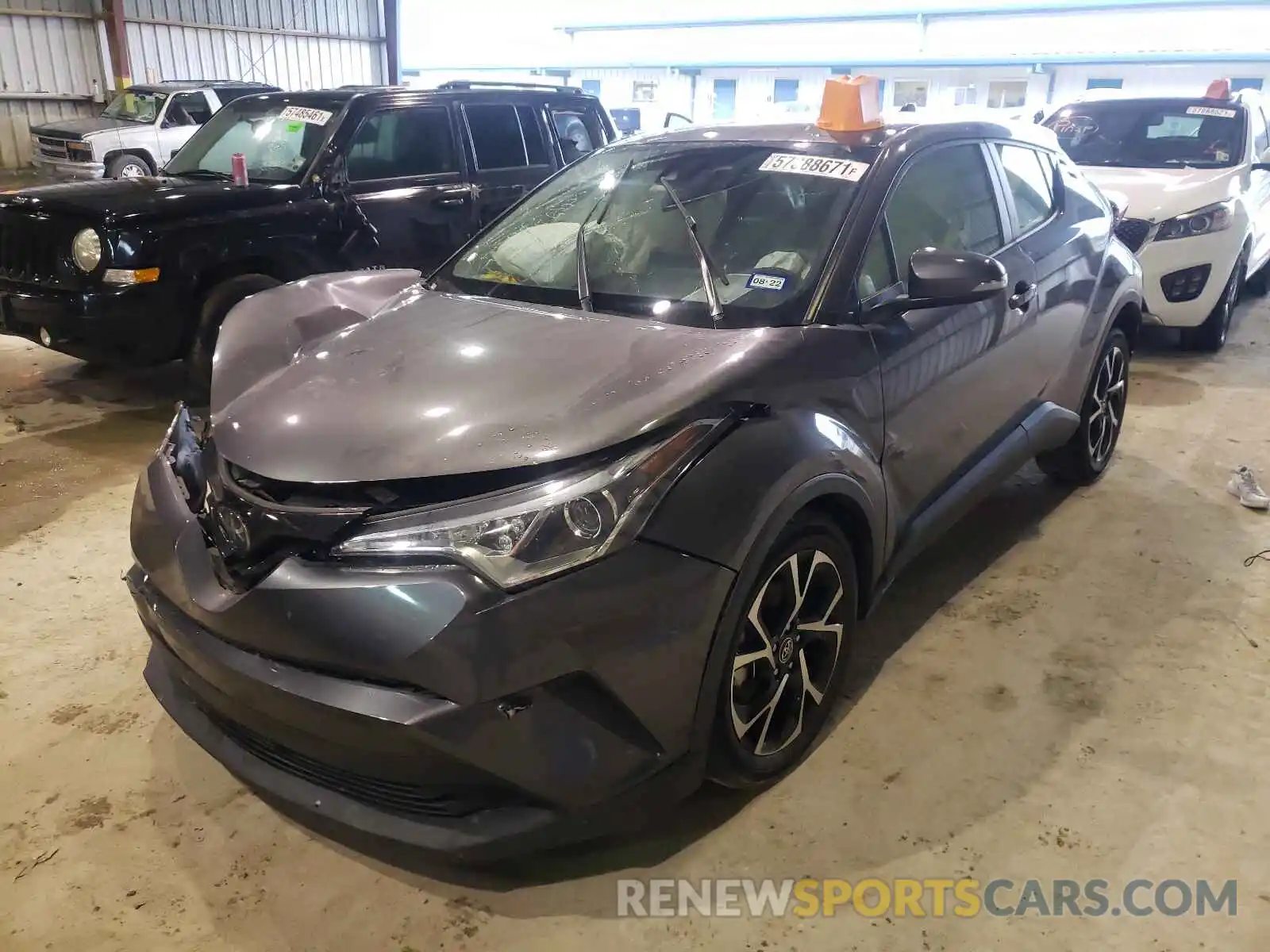 2 Photograph of a damaged car JTNKHMBX3K1035613 TOYOTA C-HR 2019