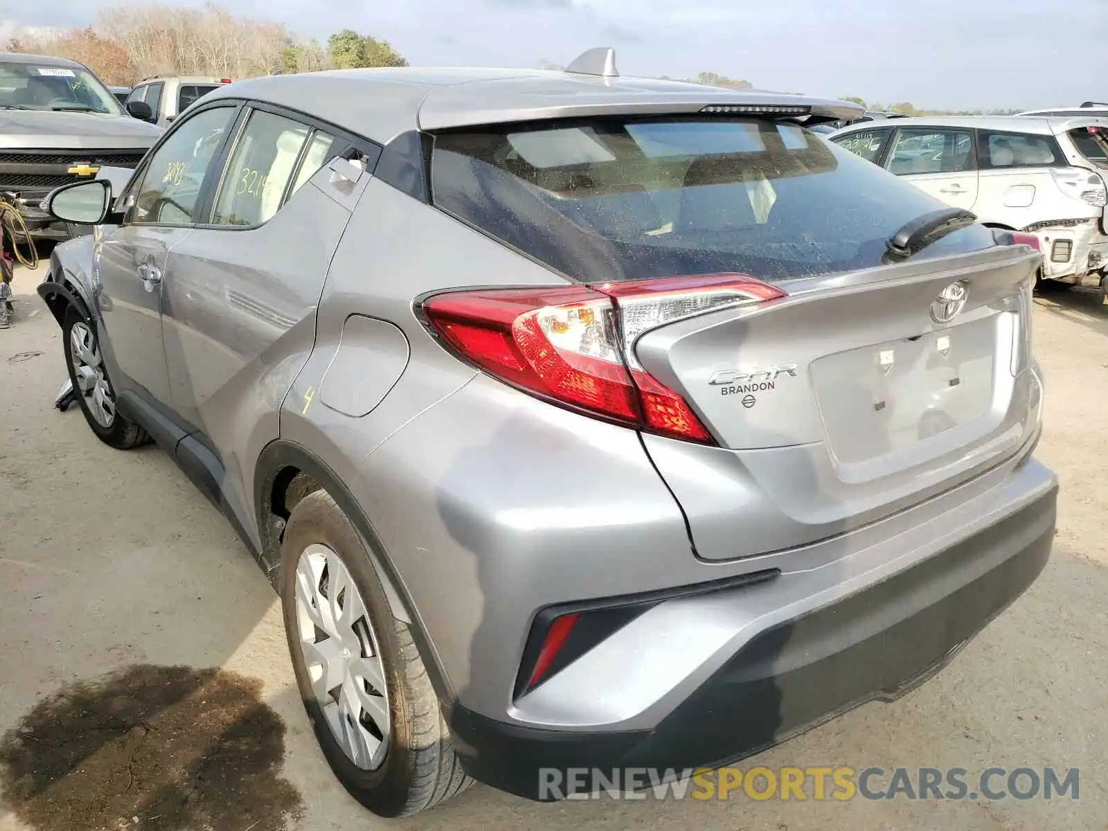 3 Photograph of a damaged car JTNKHMBX3K1035630 TOYOTA C-HR 2019