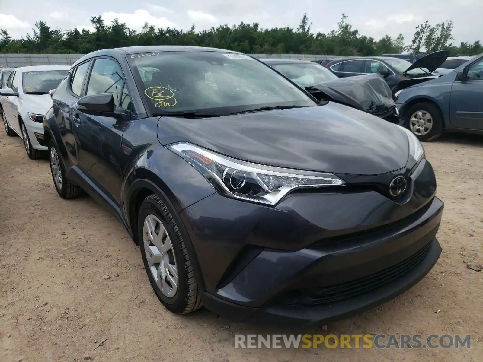 1 Photograph of a damaged car JTNKHMBX3K1035661 TOYOTA C-HR 2019