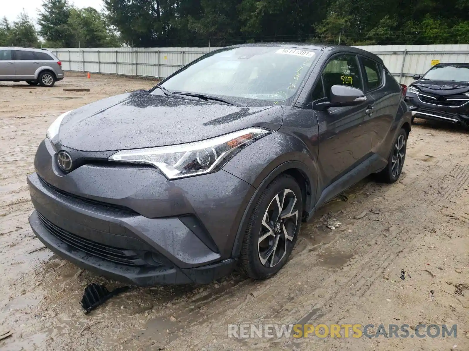 2 Фотография поврежденного автомобиля JTNKHMBX3K1035692 TOYOTA C-HR 2019