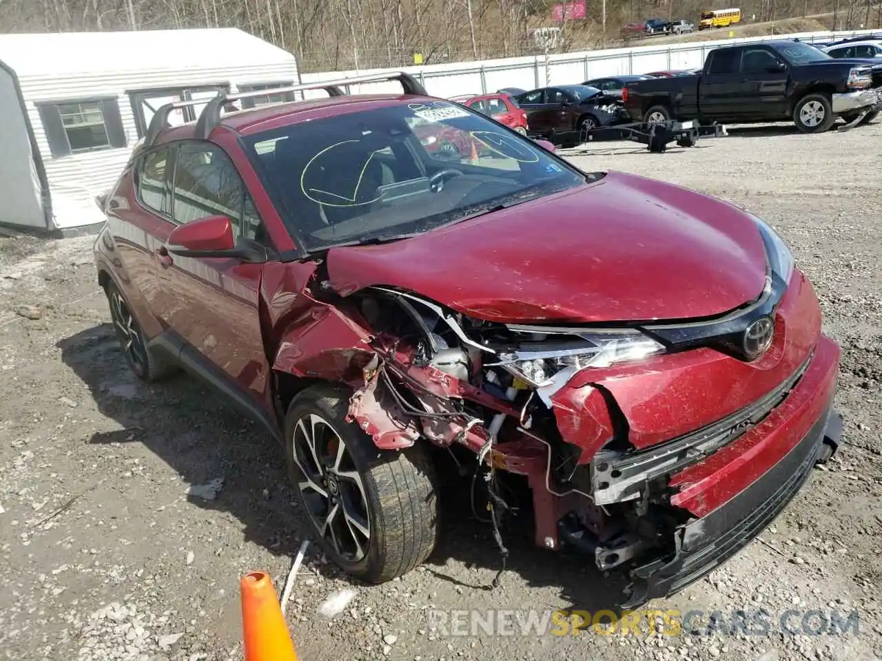 1 Photograph of a damaged car JTNKHMBX3K1035952 TOYOTA C-HR 2019