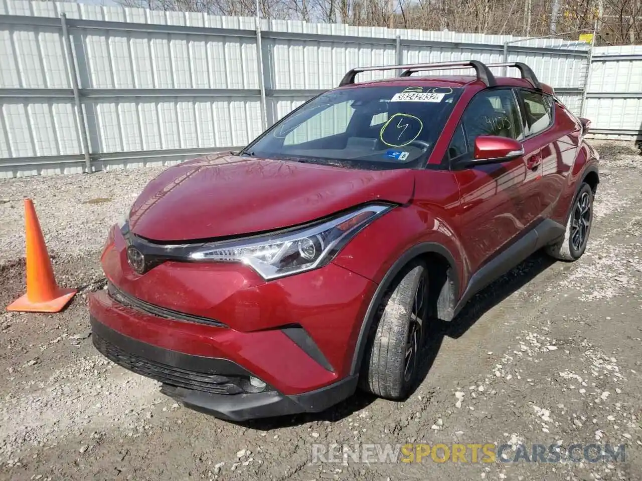 2 Фотография поврежденного автомобиля JTNKHMBX3K1035952 TOYOTA C-HR 2019