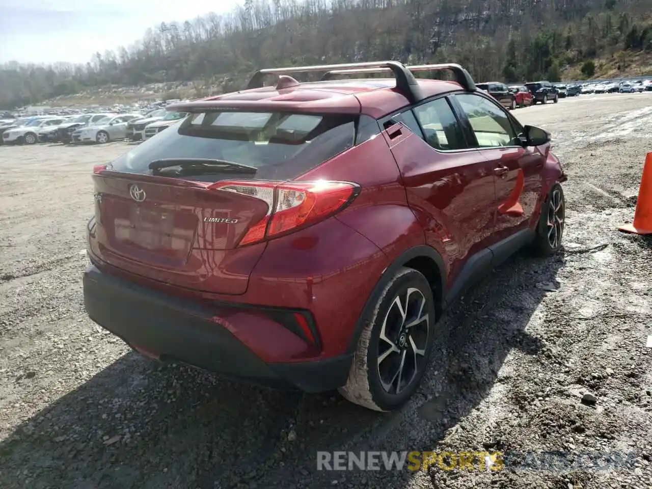 4 Photograph of a damaged car JTNKHMBX3K1035952 TOYOTA C-HR 2019