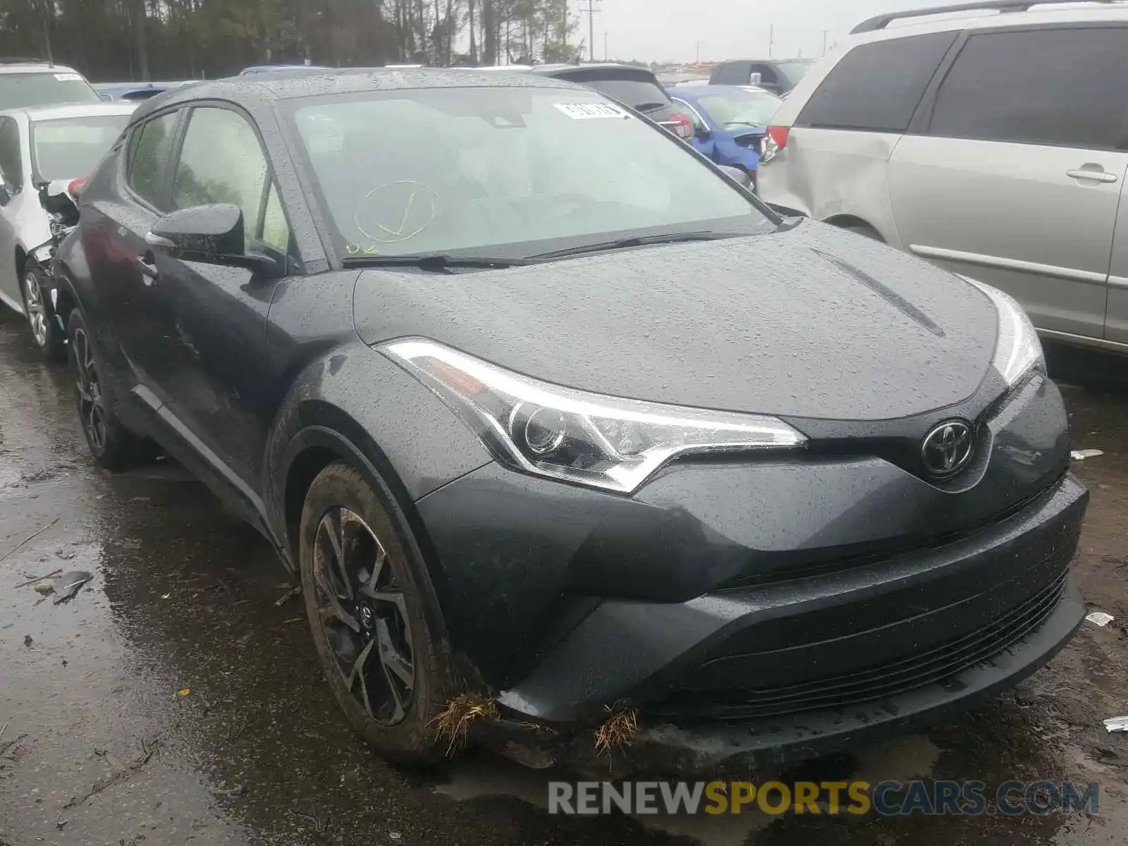 1 Photograph of a damaged car JTNKHMBX3K1036549 TOYOTA C-HR 2019