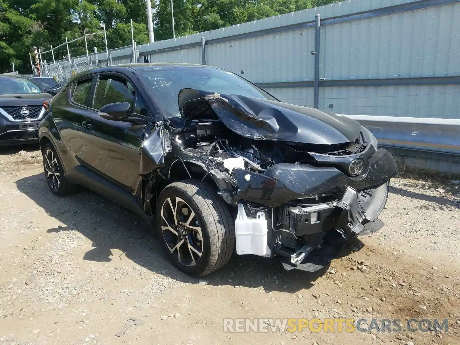 1 Photograph of a damaged car JTNKHMBX3K1036583 TOYOTA C-HR 2019