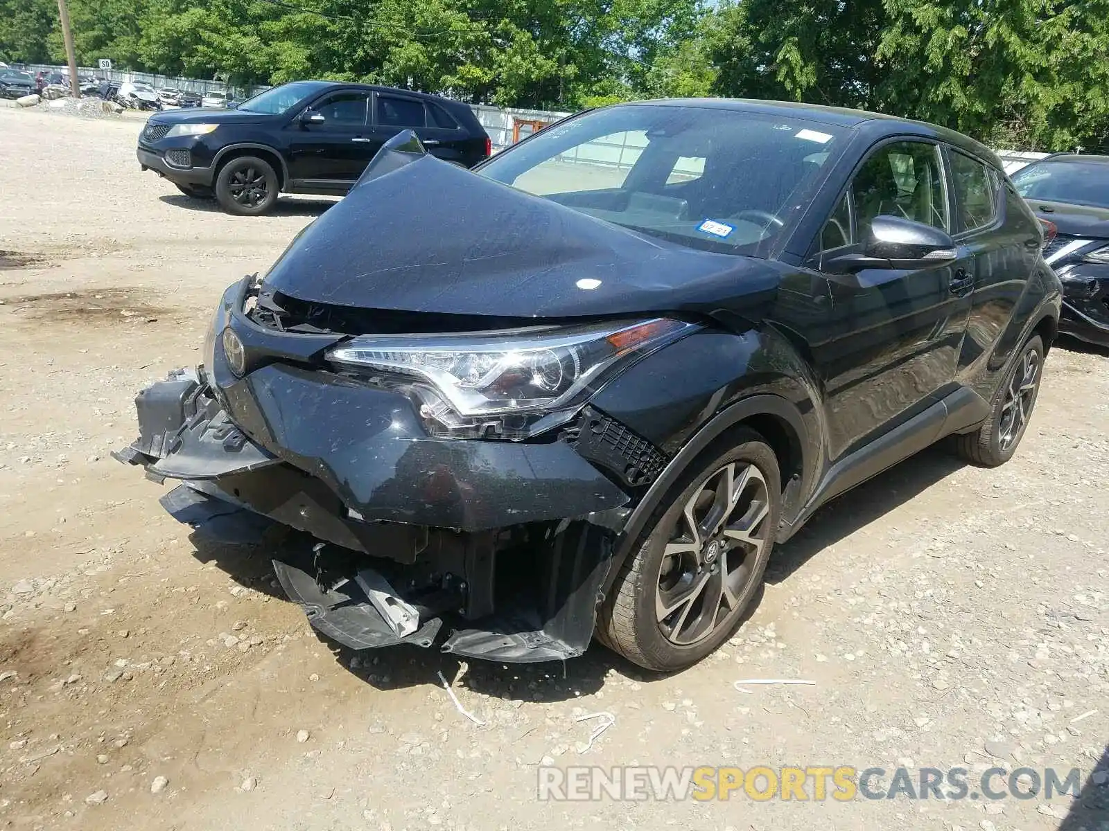 2 Photograph of a damaged car JTNKHMBX3K1036583 TOYOTA C-HR 2019