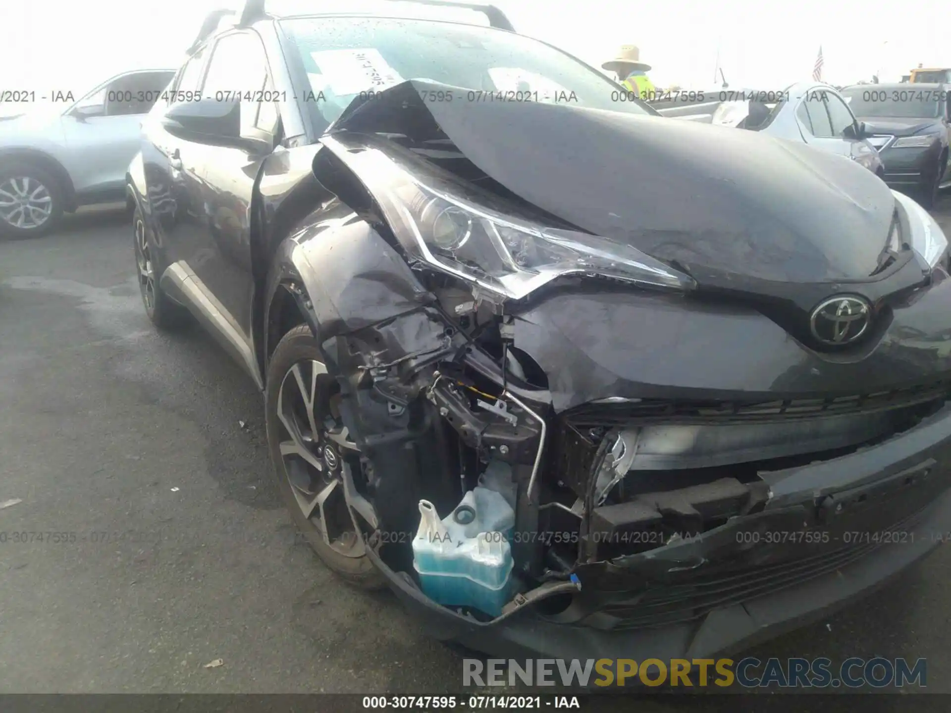 6 Photograph of a damaged car JTNKHMBX3K1036888 TOYOTA C-HR 2019