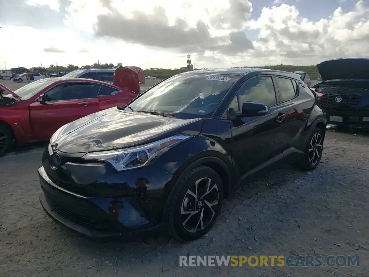 2 Photograph of a damaged car JTNKHMBX3K1037376 TOYOTA C-HR 2019