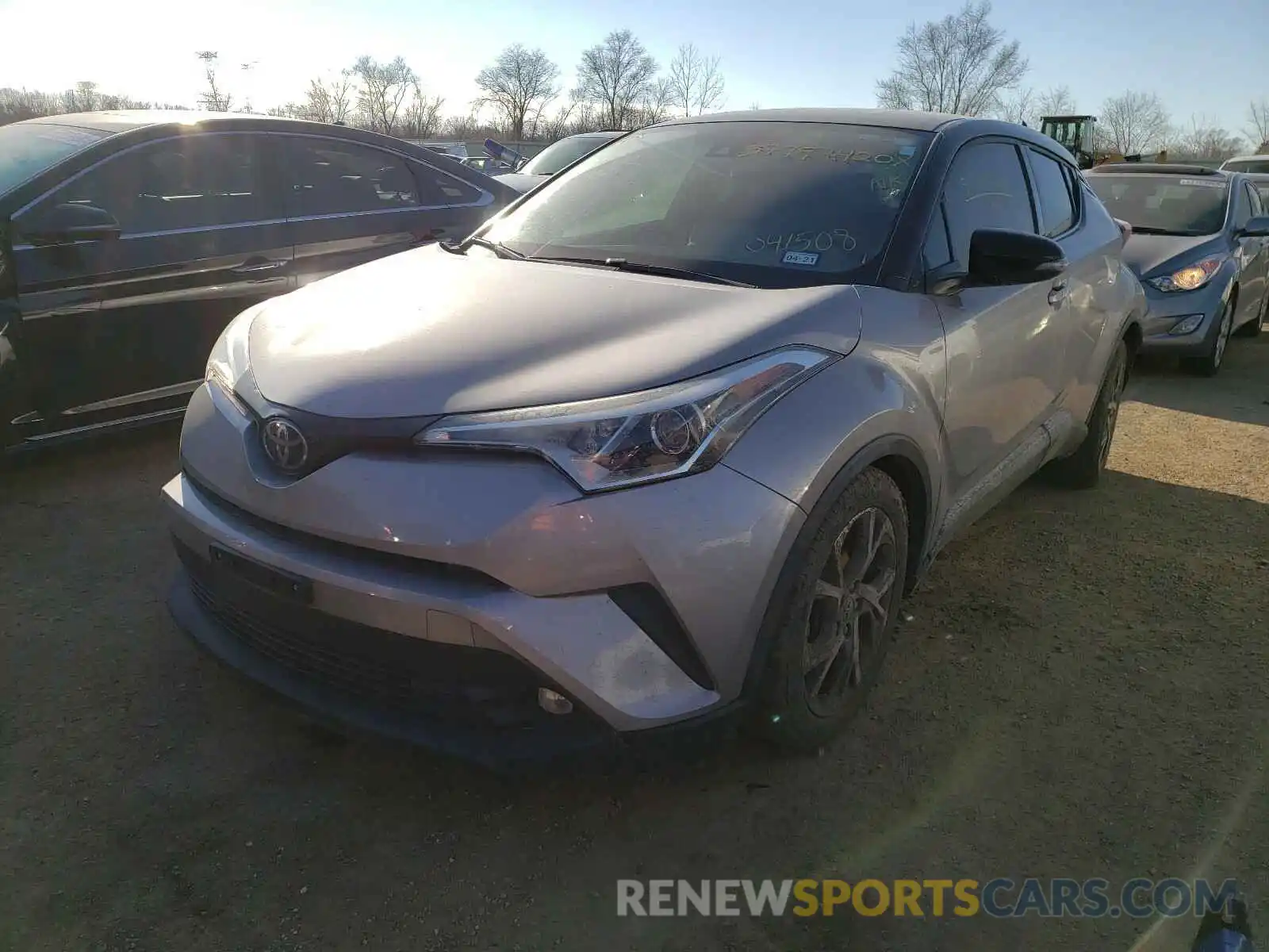 2 Фотография поврежденного автомобиля JTNKHMBX3K1041508 TOYOTA C-HR 2019