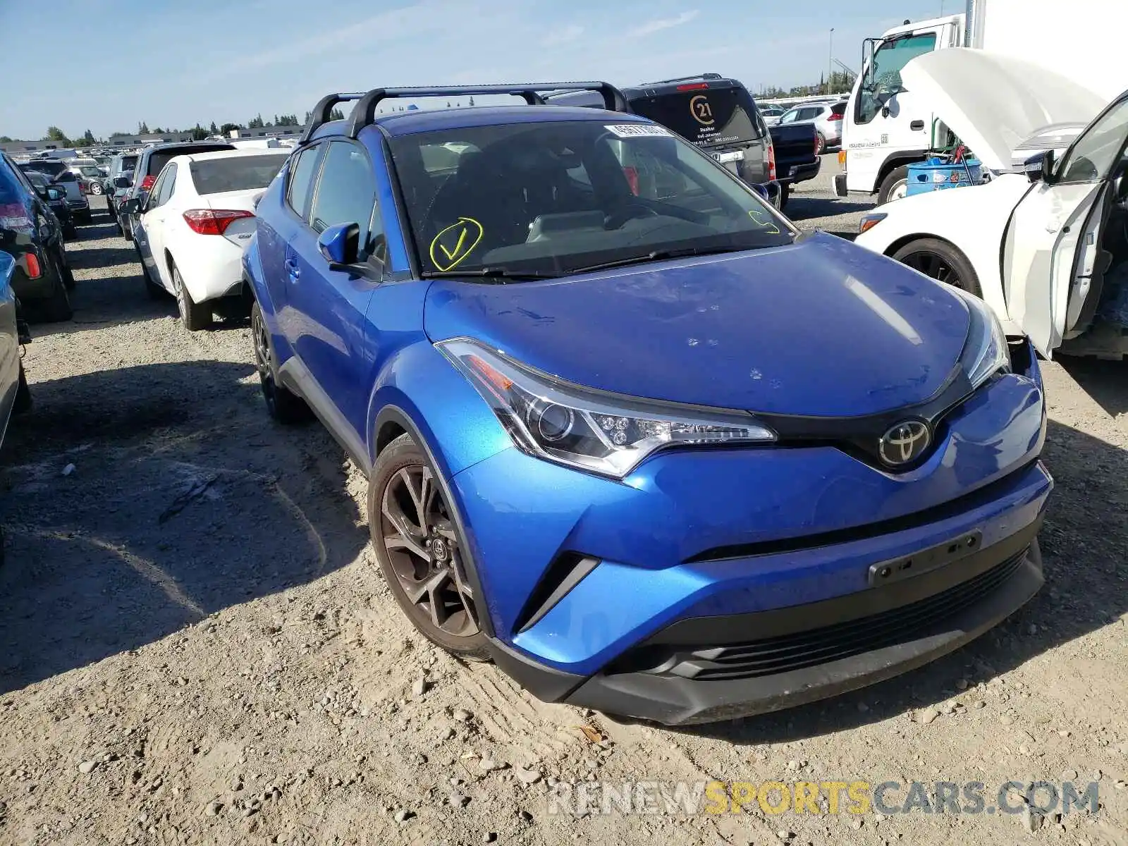 1 Photograph of a damaged car JTNKHMBX3K1041623 TOYOTA C-HR 2019