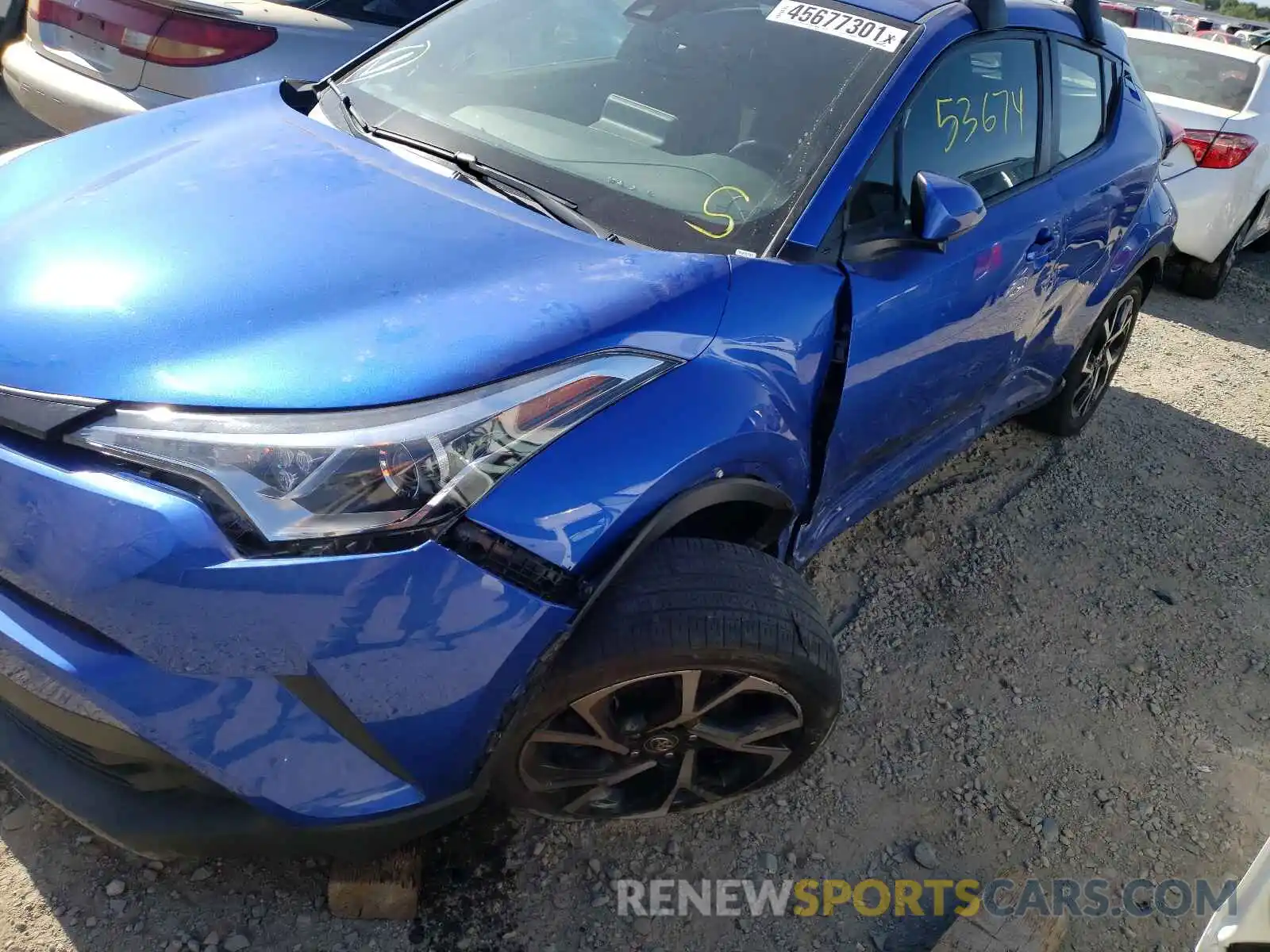 9 Photograph of a damaged car JTNKHMBX3K1041623 TOYOTA C-HR 2019