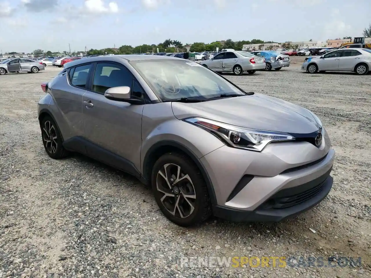 1 Фотография поврежденного автомобиля JTNKHMBX3K1042013 TOYOTA C-HR 2019