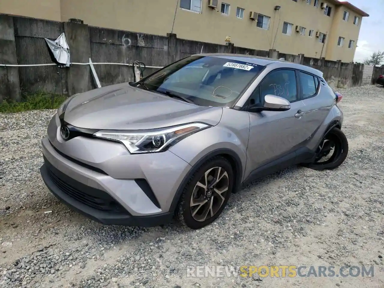 2 Фотография поврежденного автомобиля JTNKHMBX3K1042013 TOYOTA C-HR 2019