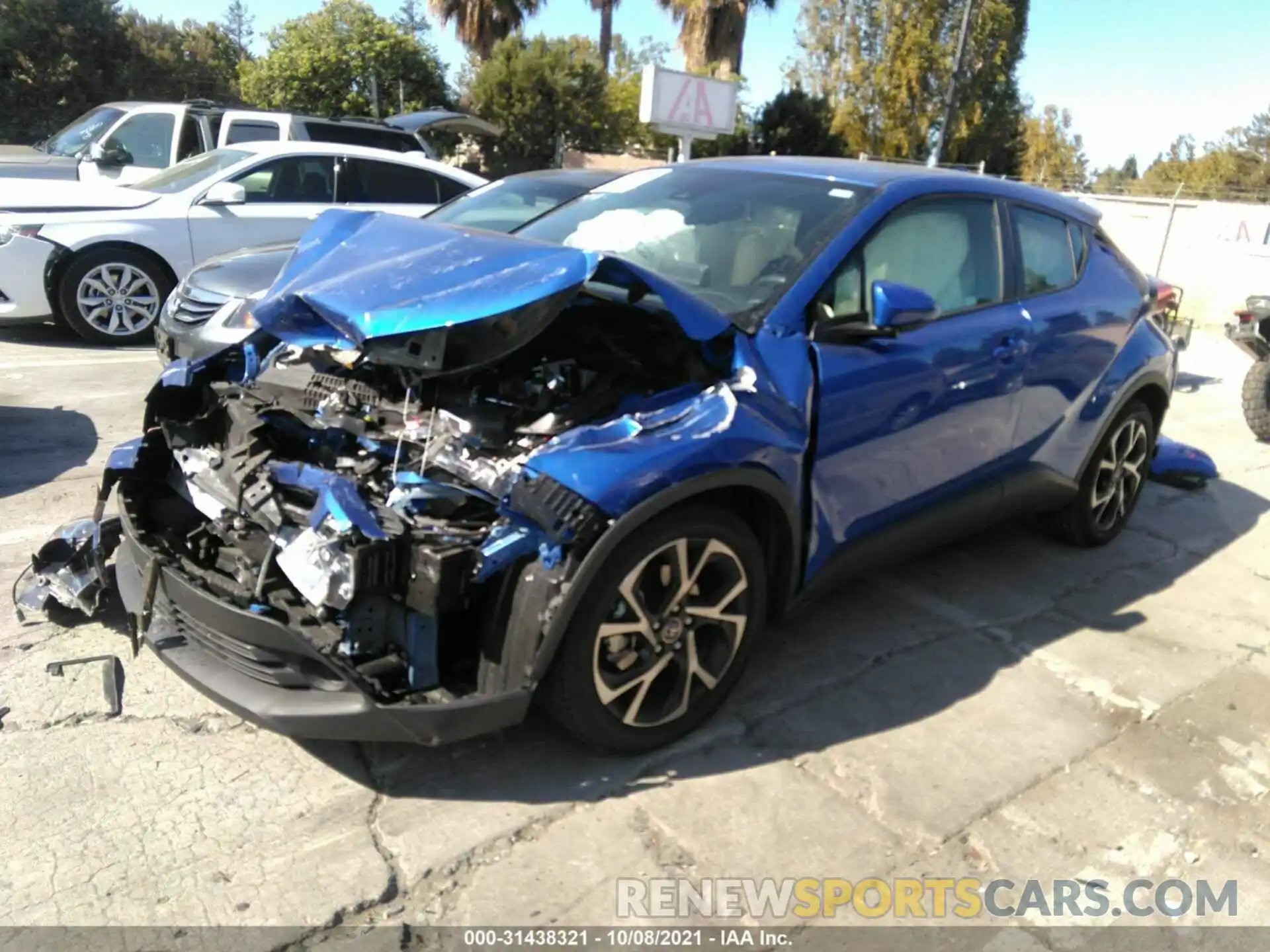 2 Photograph of a damaged car JTNKHMBX3K1043646 TOYOTA C-HR 2019